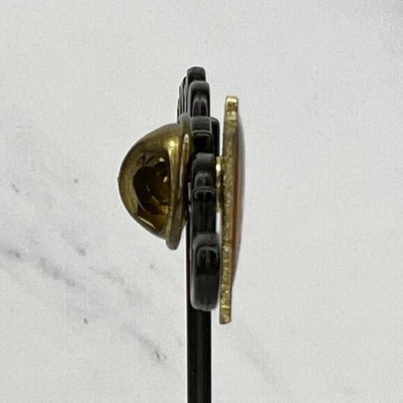 Vintage Waving American Flag America USA Flair Pin Pinback - Picture 2 of 4